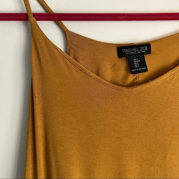 Rachel Zoe Soft Stretch Jersey Dress With Shark Bite Hem Size S - Picture 4 of 6